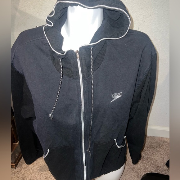 SPEEDO‎ full zip black jacket - Picture 1 of 4